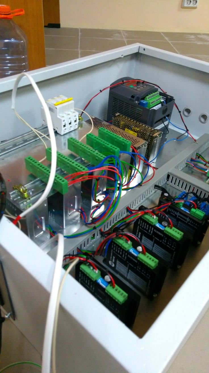 Tarjetas, fuentes e interfaces para conexión PLC con láser